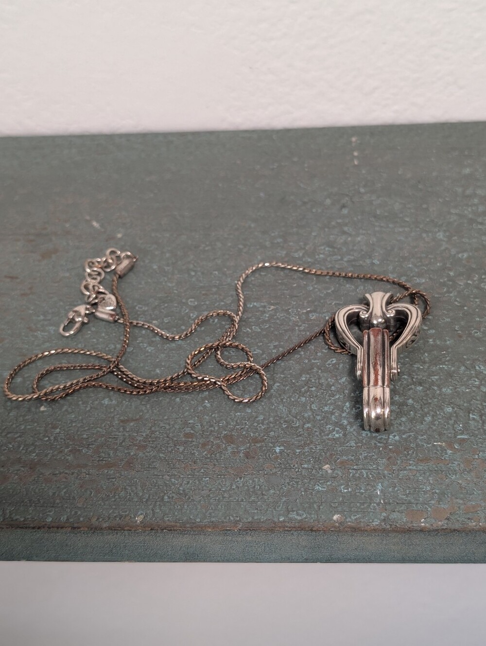 Brighton Sweetheart Lanyard Badge Clip Long Necklace Heavily Worn *READ*